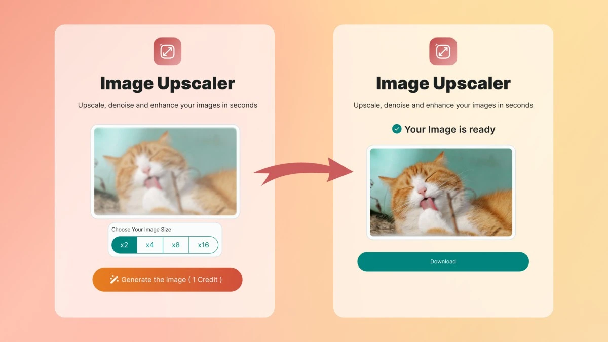 photo image upscaler before after result