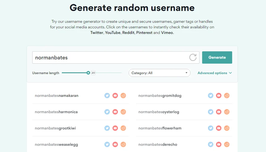 generate random username